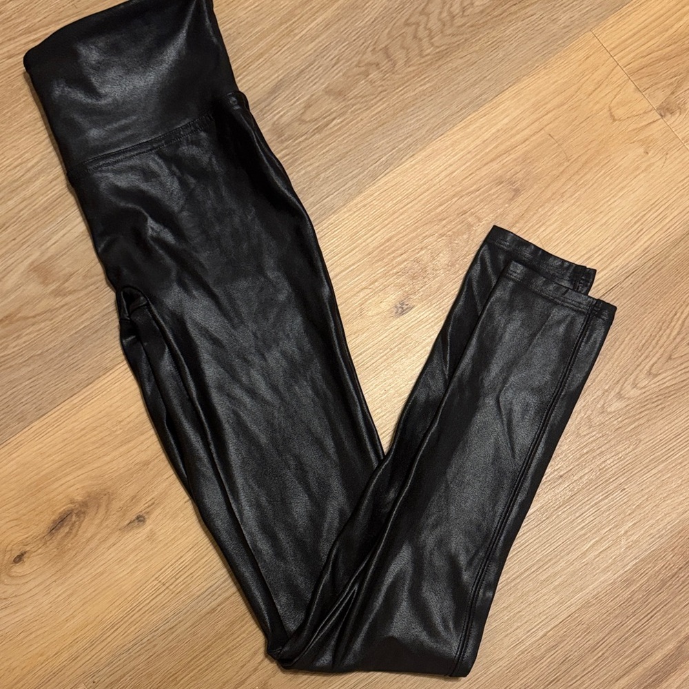 SPANX Faux Leather Leggings
